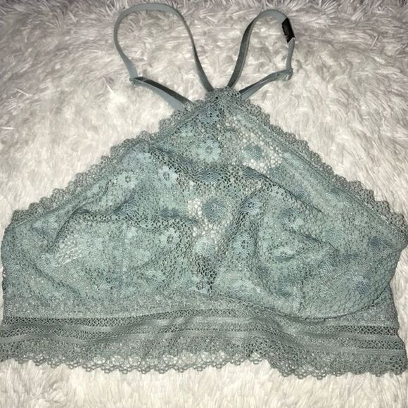 Victoria’s Secret Hight Neck Halter Bralette Bra Lace size XSmall.NWT - Picture 6 of 8